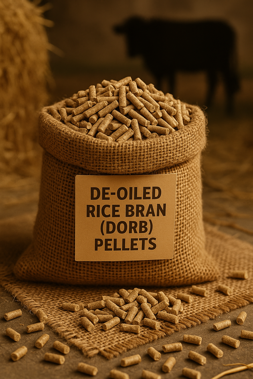 De-oiled Rice Pellets